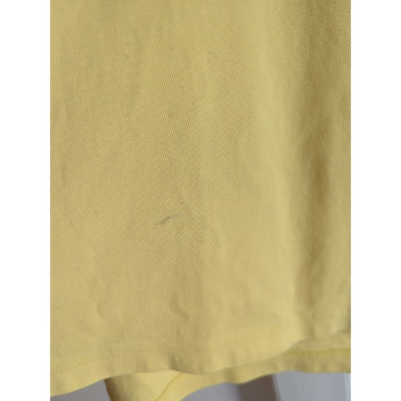 (2) Tehama IZOD Men's M Yellow Short Sleeve Polo Shirts - Picture 9 of 12